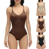 Femmes Shapers Body Femmes Tummy Control Shapewear Sans Couture Sculpting String Body Shaper Solide Dos Nu Lingerie Confort Sous-Vêtements