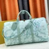 Holdl Duffel Çanta Tasarımcı Duffle Bagaj Çantası Seyahat Çantası Hafta Sonu Çanta Spor Bagaj Açık Paketleri Damier Kabartmalı Spor Çanta Moda Klasik Stil Fensfinds