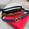 Cinturones de diseñador cinturones para mujer ancho 2.5 cm múltiples colores hebilla de metal estilo de negocios cinturón moda temperamento casual material versátil cuero cinturones de hombre bueno agradable