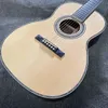 39 Inch OOO Body Europe Spruce Top Solid Rosewood Back Side Abalone Binding Acoustic Electric Guitar Accept Guitar, Amp etc OEM