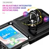 Coque hybride antichoc en TPU PC avec support d'anneau, étui pliable pour téléphone portable Samsung Galaxy Z Flip 5 4 3 5G