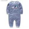 Overalls Kavkas Baby Junge Mädchen Strampler Winter Warme Pyjamas Langarm Cartoon Design Neugeborenen ropa de bebe 0-3 Monate JumpsuitL231101