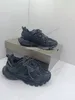 Clunky balenciagas Platform Sneakers Balenciagas Baskets Chaussures Rose Bleu Vert Nylon Imprimé Classique Paris Track 3.0 18Ss Og Hommes Femmes Baskets en cuir noir