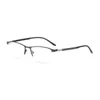 Sunglasses Frames Business Style Arrival Half Rim Frame Glasses Super Light Alloy For Male Myopia Spectacles