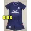 Bambini 2022 2023 Scozia RUGBY MAGLIE LEAGUE 22 23 vintage squadra nazionale di rugby BLU camicia retrò POLO T-shirt Coppa delle Parole Maglietta di alta qualità Sevens kit completi per la casa