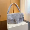 Kvinnor Taby Designer Messenger Bags Luxury Tote Handväska filt Läder baguette axelväska kvalitet fyrkantig crossbody satchel hobo modeväska g23112pe-6