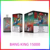 Bang 15000 Puff 15k Tek Kullanımlık Vape Kalem E Sigara 650mAh Şarj Edilebilir Pil 25ml Pod Mesh Bobin Vapes Tek Kullanımlık Çılgın