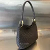 10A Üst düzey çoğaltma BV'nin lüks tasarımcı tıklama omuz çantası 38cm kadın çantalar yastıklı intreccio kuzu derisi sanat eseri uniom bayan lüks çanta çanta
