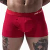 Underpants 6pcsLot Men's Underwear Boxer High Quality Cotton Panties Solid Color Breathable Shorts Sexy Red Size M3XL 231031