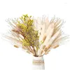 Decorative Flowers Wreaths Decorative Flowers Pampas Grass Dried 46 Piece Set Decoration Natural Bouquet Arrangement Drop Delivery D Dhdri