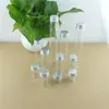 Förvaringsflaskor 24 st/parti 30 100mm 50 ml mini glas aluminium capsglass burkar injektionsflaskor transparenta containrar söta små