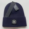 Chapéu de malha clássico feminino designer skullcap chapéu de malha elástica de alta densidade chapéu quente de inverno masculino