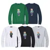 Polo Hoodie Designer Men's Horse Fashion Bear Print Polo Sweater Cotton S Casual Polo S 325