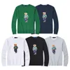 Polo Sweat à capuche Designer Hommes Cheval Mode Ours Imprimer Polo Pull Coton S Casual Polo S 858