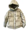 Dames Down Parkas Designer Winter Fashion Simple Style Small Short Hooded White Goose Coat Dames 796o