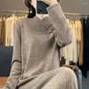 Abiti casual maglioni S con abito in cashmere per donna maglioni lavorati a maglia 2023 pullover invernali da donna NJ01