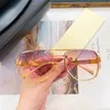 New Fashion Sunglasses for Men Women Black Frame Silver Mirror Flower Letter Lens Driving Brand Sun glasses Outdoor Sports Eyewear With Box