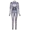 Ani Future Extraterrestrial Robot tight bodysuit Movie Alien Women Grey Jumpsuit Cosplay Costumes Cosplay