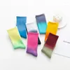 Herrstrumpor Tanabata Trendy Tie Dye Gradient Kort för kvinna och män Original Hip-Hop Sports Skate Funny Black Tie-Dye Cotton