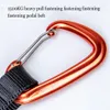 Klättringslöser Rock Climbing Foot Loop Professional Ascender Accessory slitbeständig stigande utrustning Bergsklättringsverktyg Black 231101