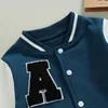 JACKETS KIDS Baseball Vestes pour garçons Girls Baby Sweetwear Lettre de lettres Modèle à manches longues Matefre Front Spring Farm Children Children 231031