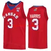 College Basketball Kansas Jayhawks Jersey 10 Jalen Wilson 4 Gradey Dick 15 Kevin McCullar Jr 24 K.J Adams Jr 3 Dajuan Harris Jr 1 Joseph Yesufu Stitched NCAA