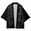 Etnische kleding aankomst Japanse stijl Dragon print traditionele kimono mannen yukata vest shirts cosplay haori oversized streetwear tops 230331