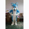 New Furry Furry Husky Dog Mascot Costumes Christmas Fancy Party Dress Personaggio dei cartoni animati Outfit Suit Adulti Taglia Carnevale Pasqua Pubblicità