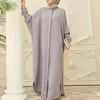 Roupas étnicas Mulheres Muçulmanas Long Abaya Eid Mubarak Dubai Árabe Vestido Turco Kaftan Tradicional Marocain Vestidos Largos Ramadan 2023