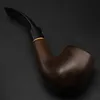 Pipes pour fumer SANDA petite et moyenne taille pipe en bois de gomme pipe pipe à tabac SD-103 classique grain de bois résine pipe accessoires pour fumer