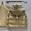 Męskie Burberys Designer Kurtka Klasyczna kratowroktakowa kurtka puffer unisex wyściełana kurtka Down Nowy zimowy model jest odpinany z kapturem z kapturem płaszcze zimowej kurtki 01