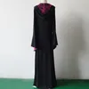 Casual Dresses Women'S Dress Vintage Retro Gothic Long Sleeve Hooded Women Gown Halloween Party Evening