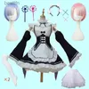 Anime Costumes Rem Ram Maid Cosplay Comes Re Zero Kara Hajimeru Isekai Seikatsu Kaii cos klänningar är liv i en annan värld Anime Maidl231101