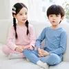 Pyjamas Winter Warme Pyjama-Sets für Jungen Kinder Streifen Pyjamas Anzüge Kleinkind-Nachtwäsche Herbstkleidung für Kinder von 2 bis 15 Jahren 231031