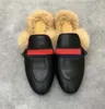Tasarımcı Ayakkabı Klasikleri Tersin Yün Loafers Muller Slippes1 Tokalı Moda Kadın Sandaletler Bayanlar Günlük Kürk Daireler Sıcak Ayak Terlikleri