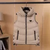 Женский дизайнер Parkas Designer Barleyrice Short Vest осень/зима Новая внешняя носите мам -шейный рукавиц с капюшоном CZ0K