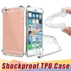 Caso de telefone à prova de choque claro macio tpu capa traseira para iphone 15 14 13 12 11 pro max xs 6 7 8 plus se