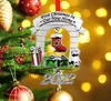 Juldekorationer fkog metal Vår första jul i vår hemprydnad Hushållsgåvor Husägare nuvarande Chultree Decoration Orna 231030