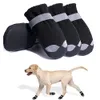 Scarpe protettive per animali domestici Stivali riflettenti per cani impermeabili per sport da montagna Suole in PVC indossabili per animali domestici di taglia piccola, media e grande 231031