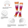 Chaussettes pour hommes lesbiens () Pride, grand drapeau, bas pour adultes, pas faciles à boulocher, pour un usage quotidien, cuissardes hautes, toutes saisons