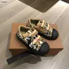 Luxe canvas babyschoen Meerkleurige optionele kindersneakers Doos Verpakkingsmaat 26-35 Gesp Kinderen Vrijetijdsschoenen Oct25