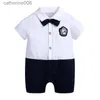 Jumpsuits baby boy kläder 0 till 3 6 12 18 månader kort ärm romper nyfödda bodysuits en bit föremål sommar för spädbarn jumpsuit costumel231101