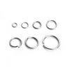 1Box 3-10mm Mixed Stainless Steel Open Jump Rings Split Rings Connectors For Diy Jewelry Making DIY Necklace Crafts Accessories Jewelry MakingJewelry Findings