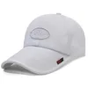 Visors Men Ladies Embroidered Letters Baseball Cap Mesh Breathable Sunscreen Sunshade Hat