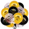 Party Decoration 15sts Birthday Balloons Rose Gold Latex Confetti 16 18 21st 30 50 60th Happy Anniversary Globos