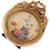 Frames Vintage Golden Frame Decorative Po Small Picture Family Decoration Bulk Display Mini Retro