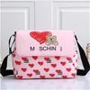 2023MOM BABY DIAPER Väska 3-stycken Set Paris Female Designer Print Multifunktionell Fashion Zipper Hasp One Shoulder Bag Mamma och flickas gåva