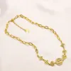 مصمم نمط الموضة G Brand Letter Chains قلادات مجوهر