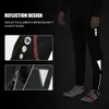 Fahrradhose Santic Herren-Winter-Radhose, lang, Fleece, thermisch, winddicht, Outdoor-Fahrradhose, Winter-Laufhose für kaltes Wetter, 231101