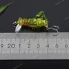 5 stks/partij 4 cm 3g Sprinkhaan Insect Vissen Lokt Crap Vissen Kunstaas Set met Doos Jig Wobbler Zee visgerei X489 Vissen Vissen Lokt vissen